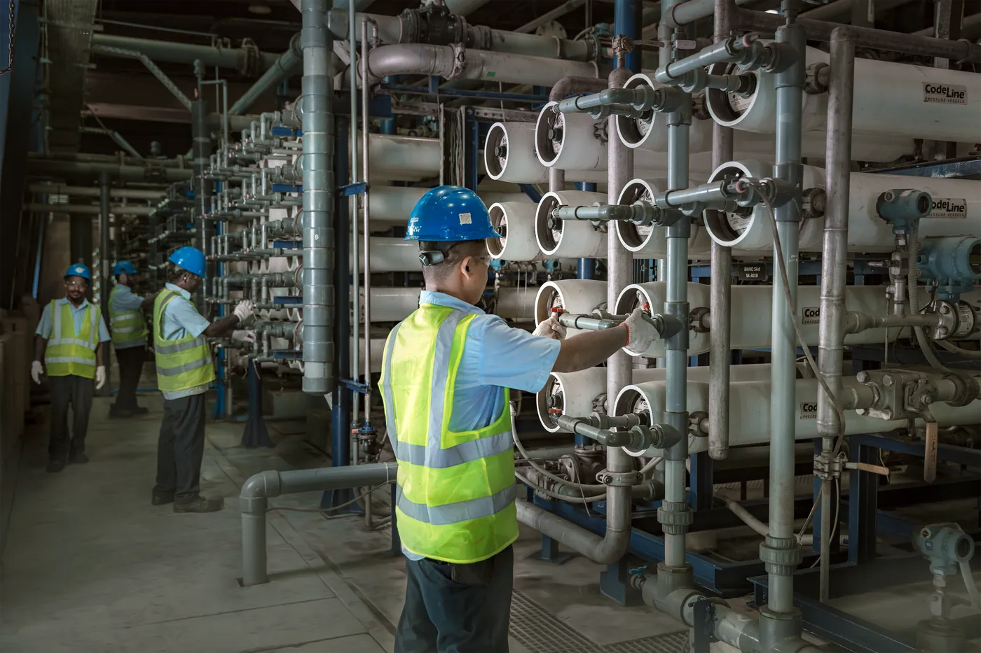 Belidor AI water treatment plant client site in Canada